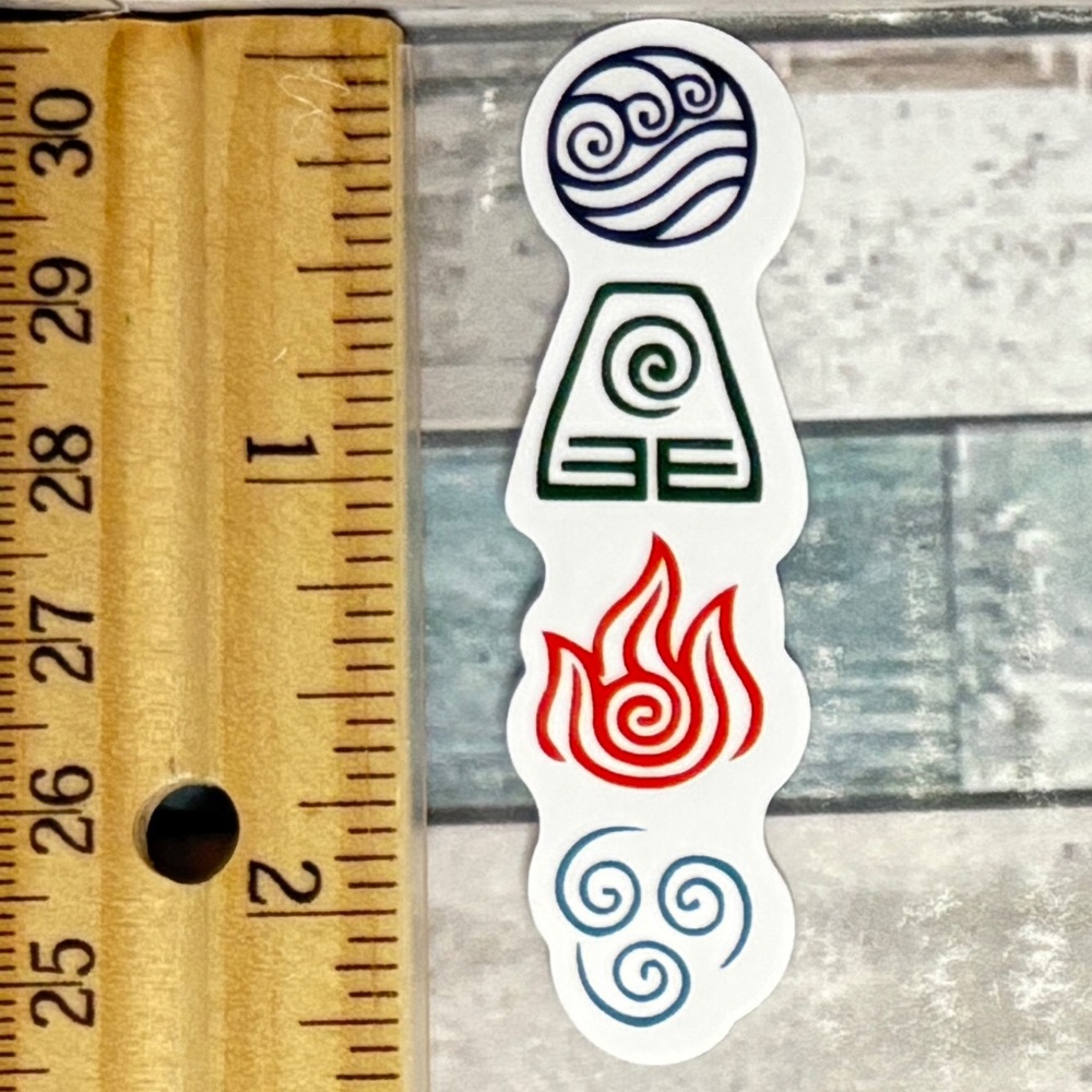 🌀10/$10🌀 Avatar The Last Airbender Reusable Waterproof Vinyl Sticker Decal